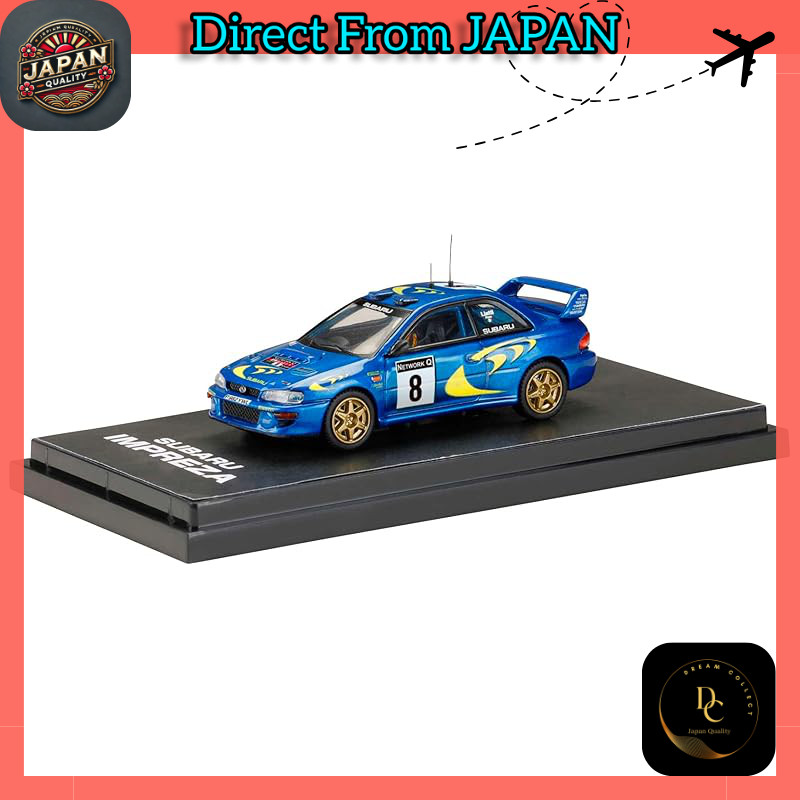 HJ64 1/64 Subaru Impreza WRC 1997 #8 (RAC RALLY) Complete Model