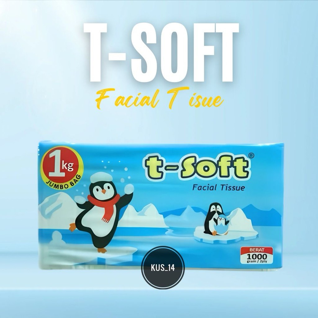 Tsoft Tissue 1กก. / กระดาษเช็ดหน้าเนื้อนุ่ม
