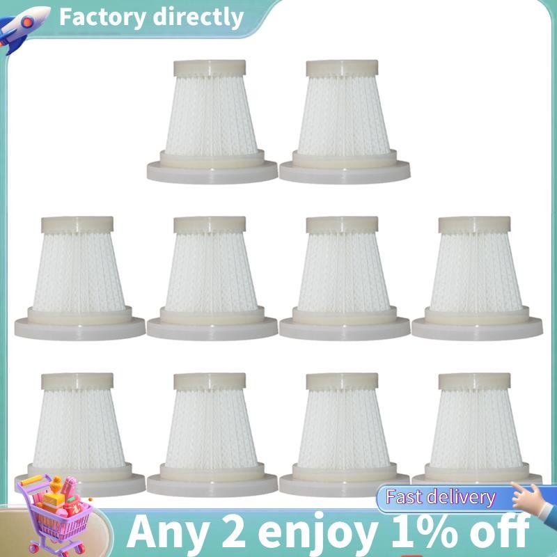 LU-10PCS HEPA ตัวกรองพับรุ่น LY002XL อะไหล่สําหรับเครื่องดูดฝุ่นมือถือ Enhanced การกรอง