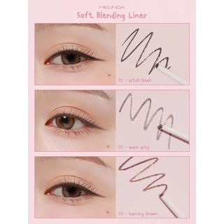 💟ของแท้ | ส่งด่วน💟 อายไลเนอร์ ดินสอเขียนขอบตา Meilinda Soft Blending Liner (MC3130)