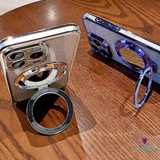 YosunBin] ที่วางโทรศัพท์แม่เหล็กกระจกแวววาวที่วางแหวนนิ้วมือ…