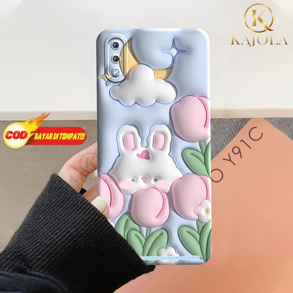 เคสโทรศัพท์ HP Vivo Y91c / Y1s / 1820 - เคส Vivo 1820 - เคสโทรศัพท์ Vivo Y91c / Y1s - Phone Silicon 
