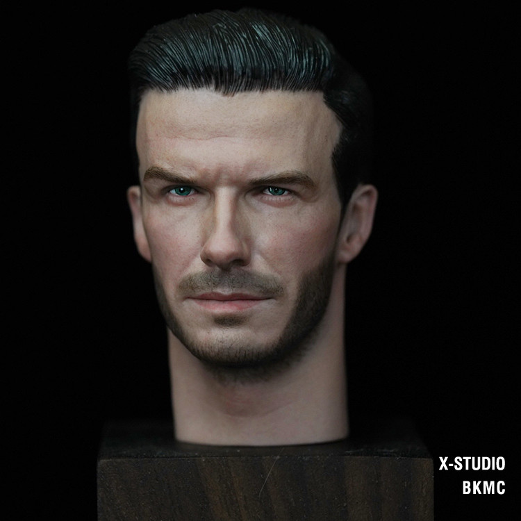 [Boutique] Ready Stock 1/6 Football Star Little Beckham C Male Head Carving BKMC