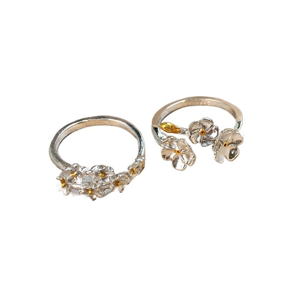 ประณีต 3D Camellia ดอกไม้แหวนชุดเหมาะสําหรับเพื่อนที่ดีที่สุด Featuring High-End สไตล์ปรับออกแบบที่สมบูรณ์แบบแหวนคู่ของขวัญ - รูปที่ 7