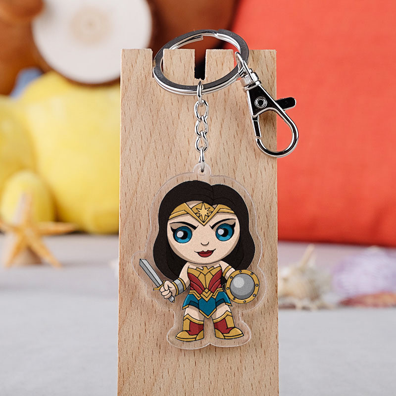 ภาพยนตร์ Merchandise Comics พวงกุญแจอะคริลิค Wonder Woman Steel Bone Green Arrow