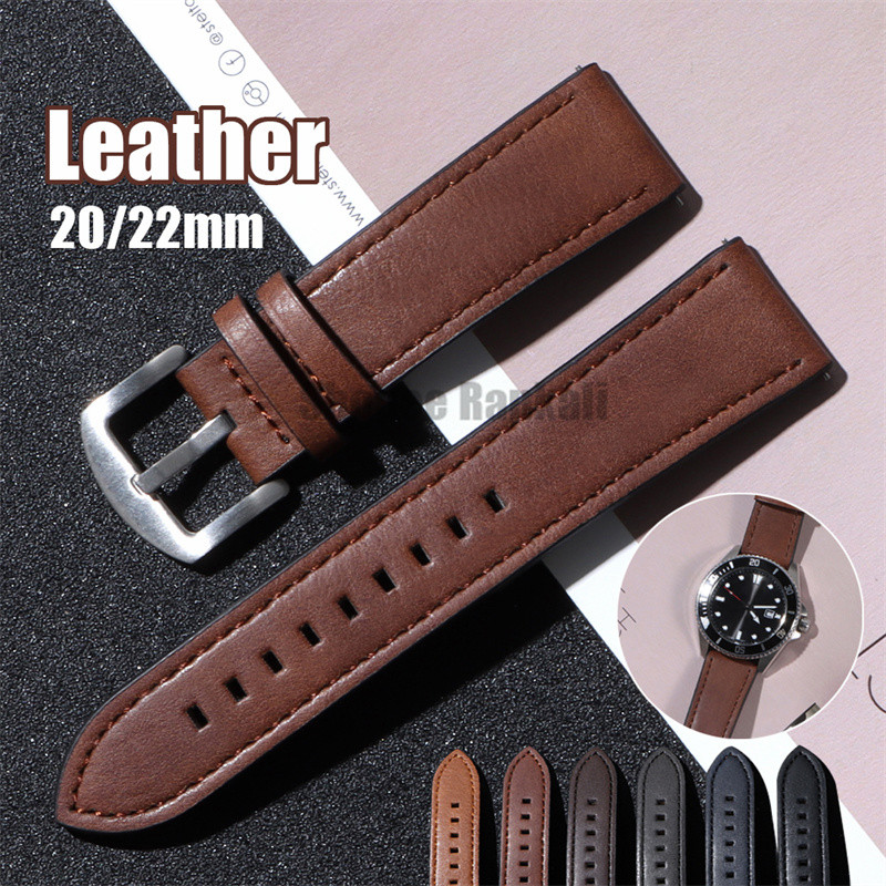 สายนาฬิกาหนังแท้ 20 มม.22 มม. Quick Release Universal ผู้หญิงผู้ชายสร้อยข้อมือสําหรับ Omega สําหรับ 