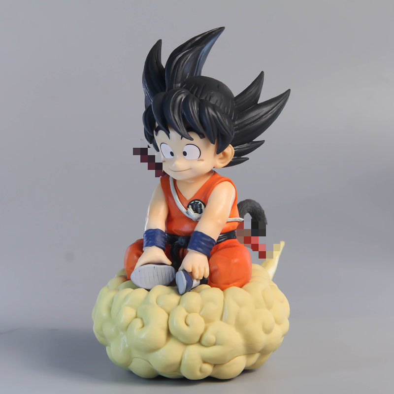 โมเดลฟิกเกอร์ Dragon Ball Cloud Wukong Fascia Fighting Cloud น่ารัก ขนาดเล็ก เหมาะกับของขวัญวันเกิด สําหรับตกแต่งรถยนต์