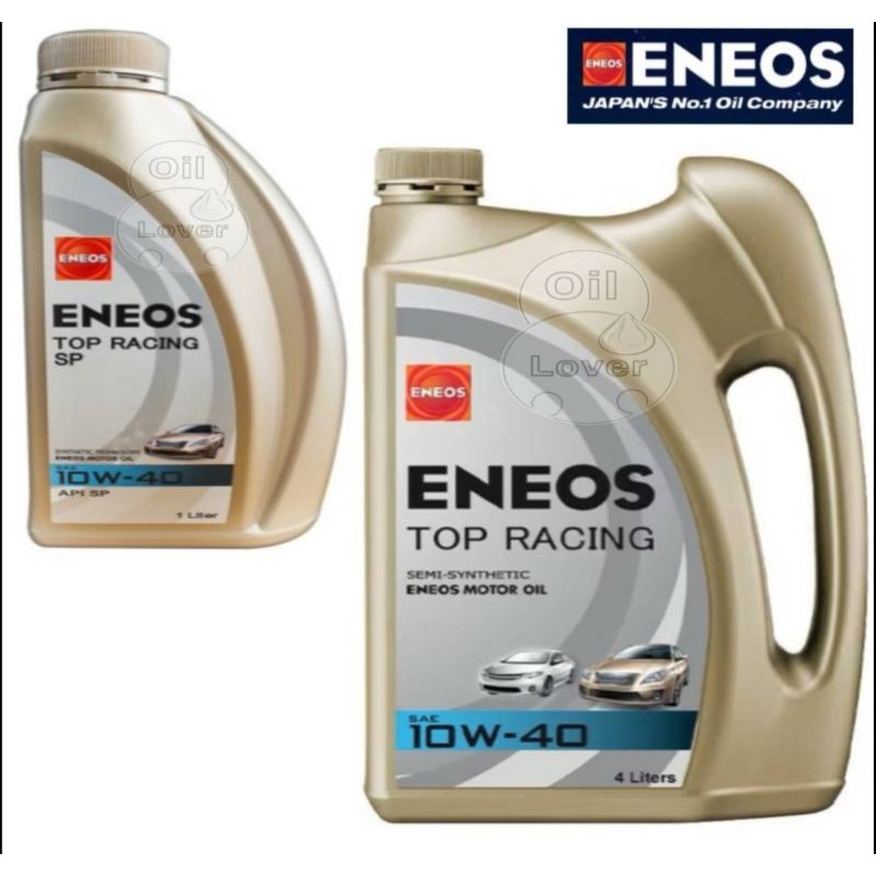 ENEOS TOP RACING SP 10W-40 semi synthetic น้ำมันเครื่องยนต์เบนซิน เอเนออส 10W40 