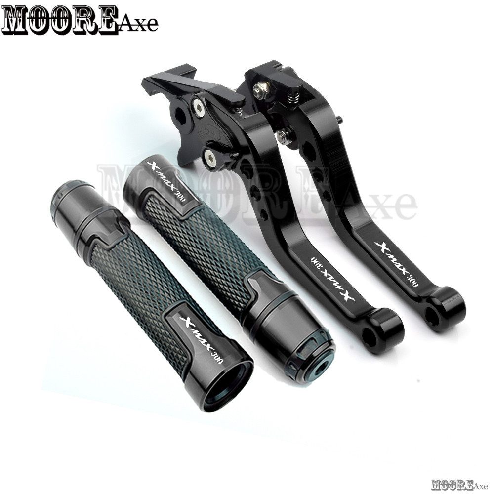 Mooreaxe สําหรับ YAMAHA XMAX300 X-MAX 300 XMAX 2015 - 2023 ดัดแปลง 6 ขั้นตอนคลัทช์เบรคแบบปรับได้คันคลัตช์พร้อมมือจับปลายอุปกรณ์มอเตอร์ไซค์ YSTZ01