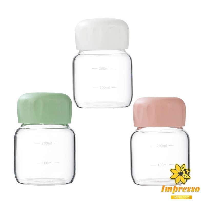 Impresso ขวดน้ําขนาดเล็กแบบพกพา น่ารักมินิมอล ใส่นม 200 ml ใส่กาแฟ Portable cup - รูปที่ 7