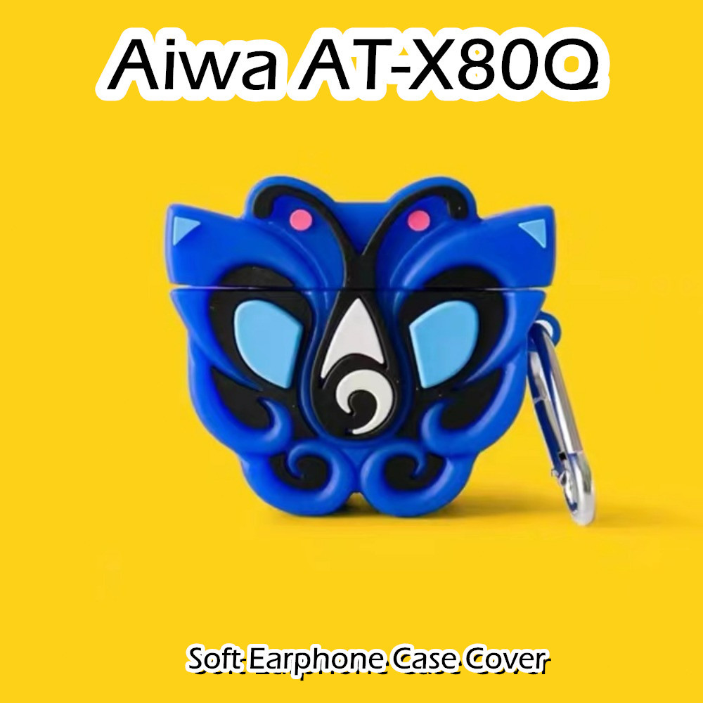 【Case Home】นําไปใช้กับ Aiwa AT-X80Q เคส Case เคสหูฟัง การ์ตูนตลก ซิลิโคนนุ่ม เคส เคสหูฟัง NO.2