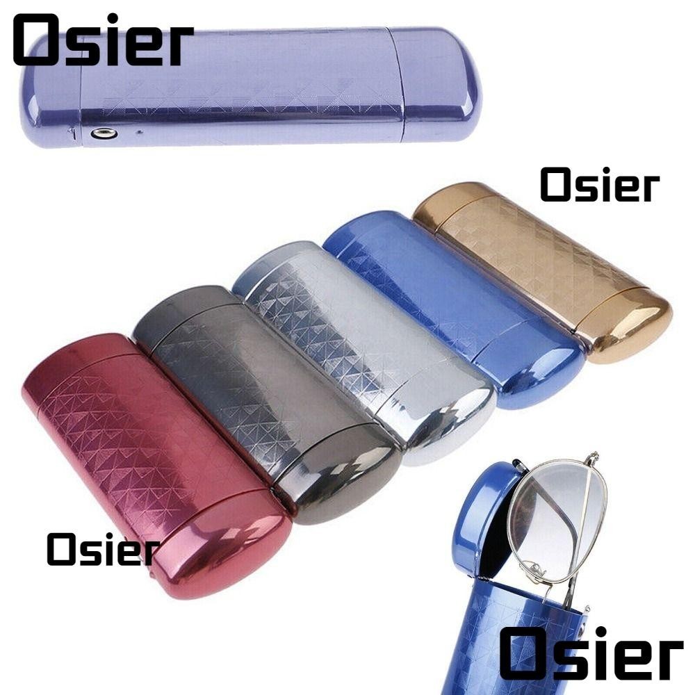 Osier1 กล่องแว่นตา โลหะแข็ง อลูมิเนียม แบบพกพา สไตล์วินเทจ