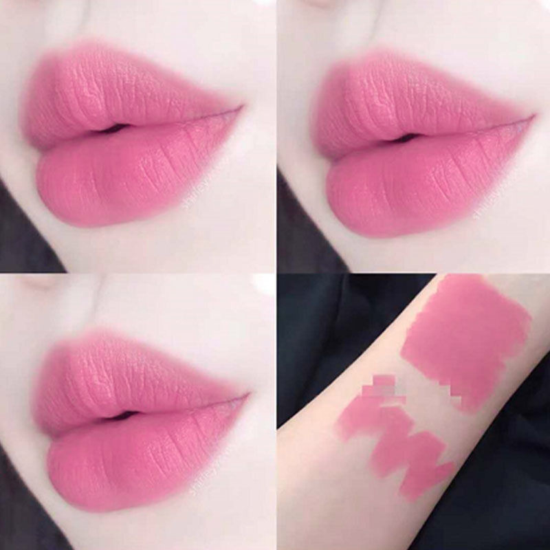 Peach Blossom ลิปสติก เนื้อแมตต์ ไม่จางหาย ไม่ติดถ้วย ดอกซากุระกํามะหยี่ บาร์บี้ สีชมพู คราบริมฝีปาก สําหรับเด็กผู้หญิง