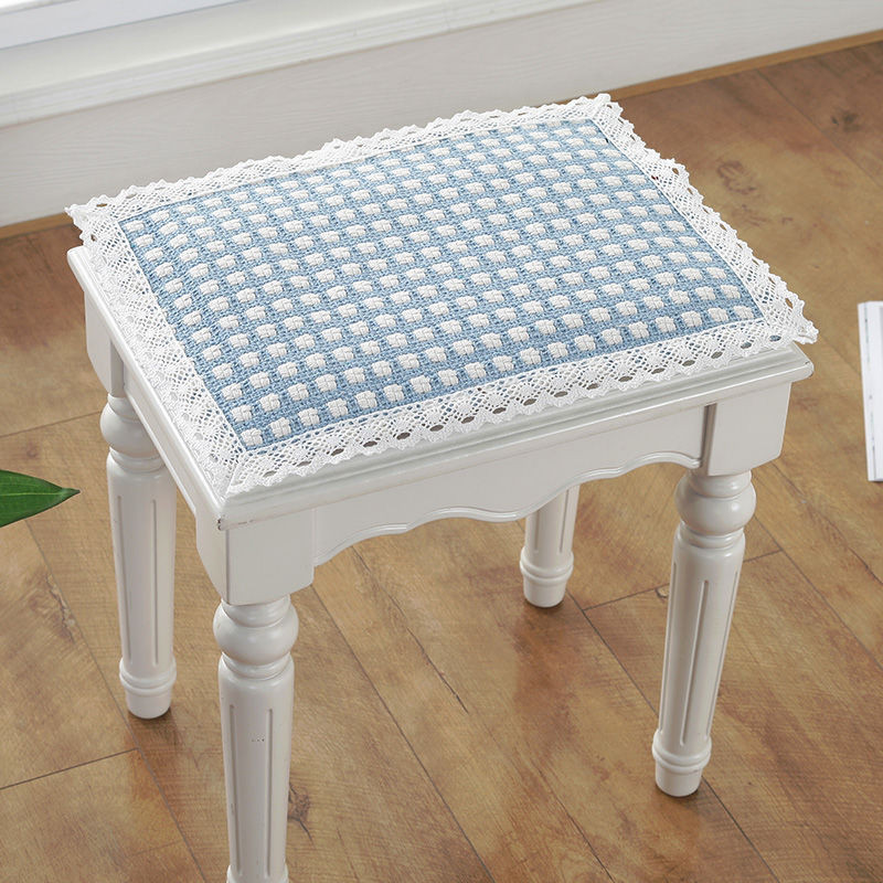 New Product#Cotton Linen Piano Stool Cover Piano Stool Cover Double Stool Cover Dressing Stool Cover Fabric Single Lift Stool Cover Stool Cushion Cover4wu