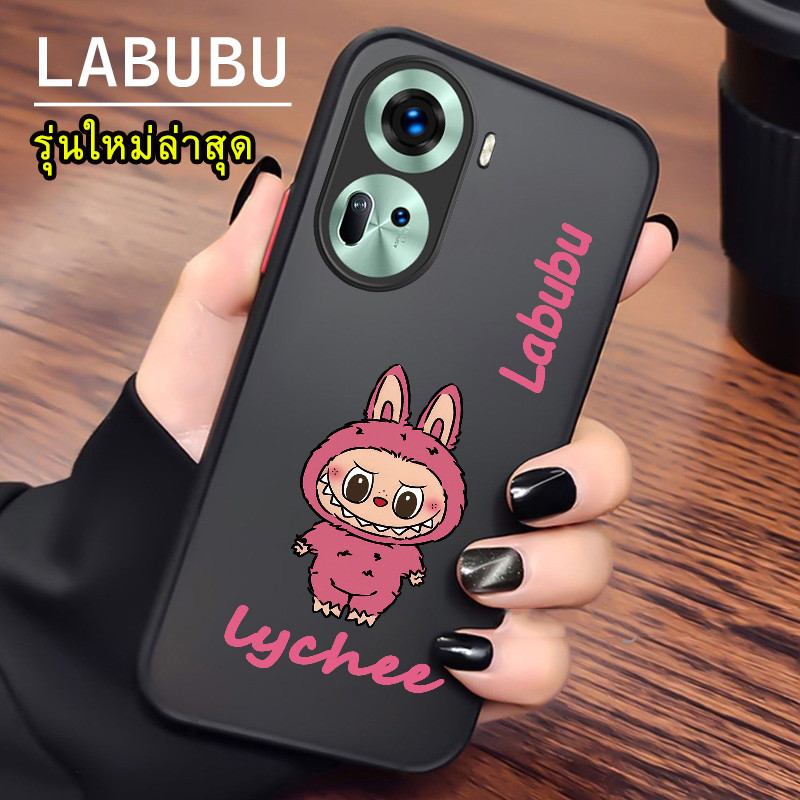 Labubu เคส ลายการ์ตูน สำหรับ OPPO Reno11F Reno 10,11 Pro Plus Reno 8T,7Z,8Z A17 A16 A38 A18 A58 A78 A79 4G/5G A57 JA 029