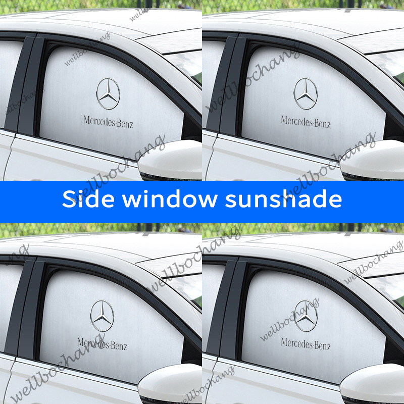 Universal รถแม่เหล็ก SunShade Pelindung Matahari Kereta รถหน้าต่างด้านข้าง Sun Visor สําหรับ Benz EQ