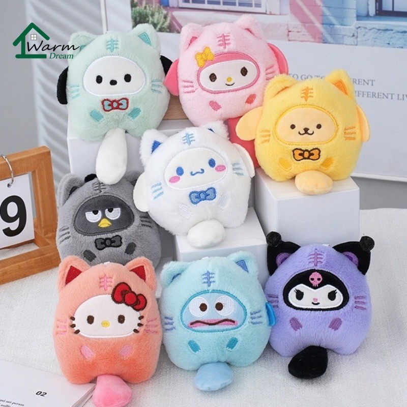 SANRIO ตุ๊กตา Kuromi Melody ขนาดเล็ก 12 ซม. เหมาะกับของขวัญ ของเล่นสําหรับเด็ก