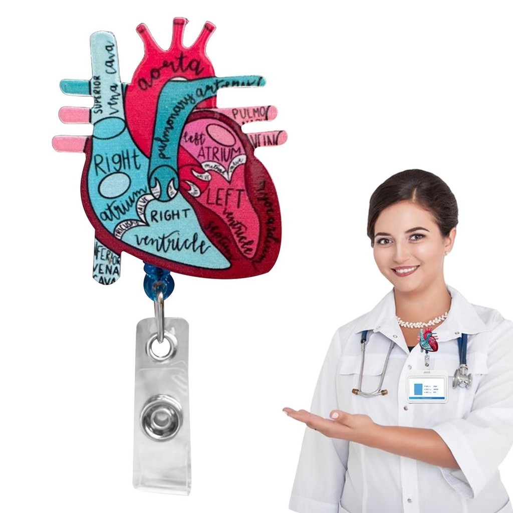 Cardiac ชื ่ อคลิป Cardiac ชื ่ อผู ้ ถือป ้ ายคลิปพยาบาล ID คลิปหัวใจ Anatomy Design สําหรับ Doctor RN พยาบาล novth novth
