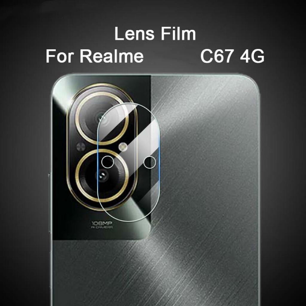 ฟิล์มกระจกเลนส์กล้อง for Realme C67 4G ฟิล์มกันรอยกล้อง