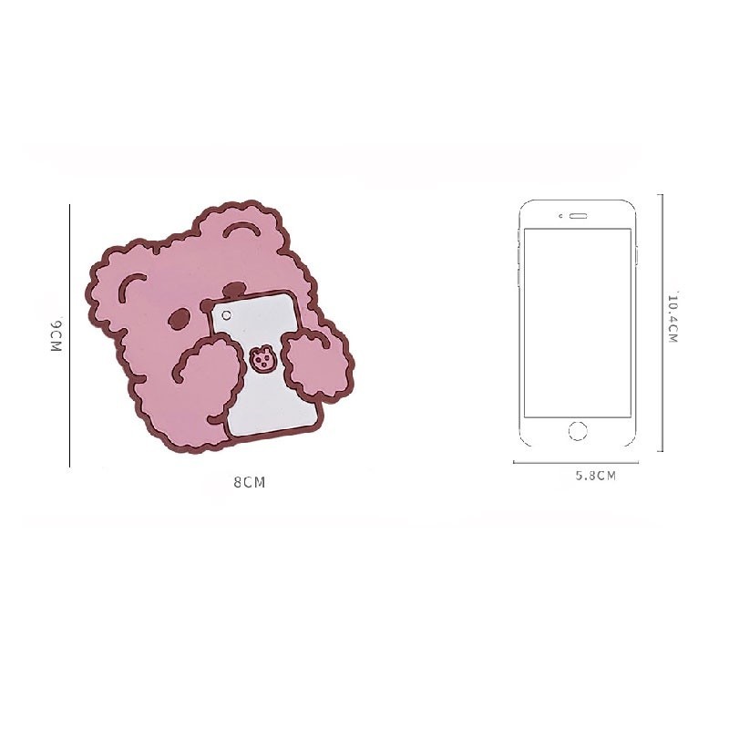 richhome แผ่นรองแก้ว ที่รองแก้ว ซิลิโคน  ลายการ์ตูน - รูปที่ 7