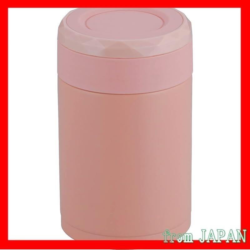[ จากญี ่ ปุ ่ น ]WAHIRA FLAZE Bento Lunch Soup Jar 300ml Coral Pink Keep Warm Insulated Vacuum Insulated Fortec RH-1611
