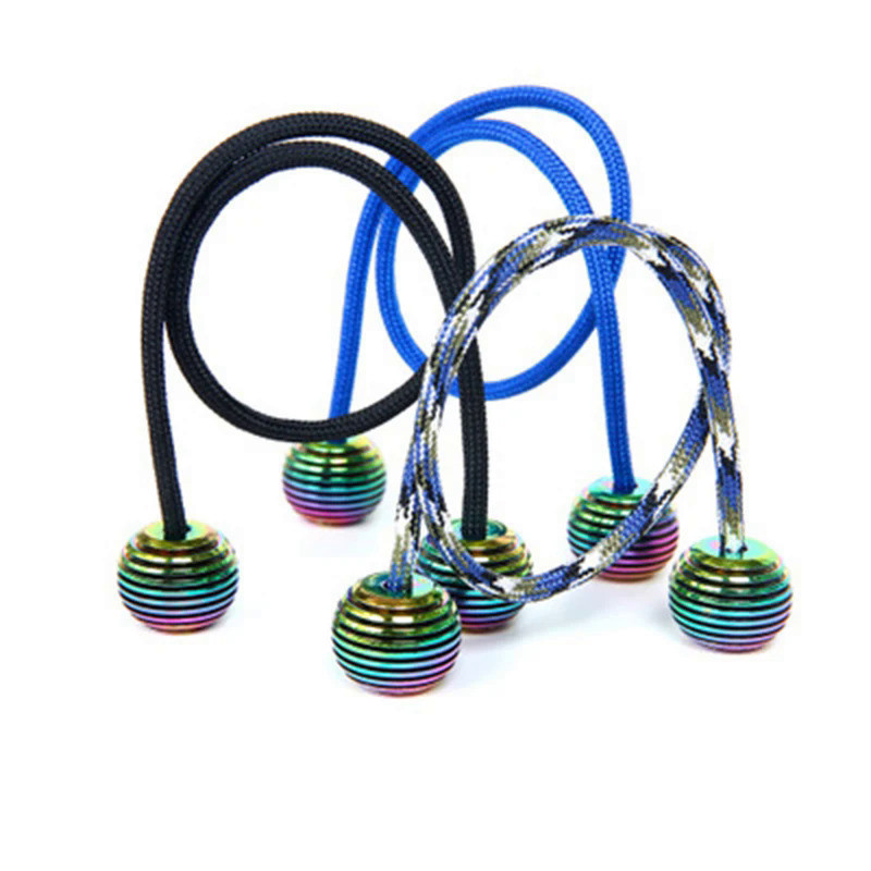 New Aluminum alloy begleri fidget toys worry beads finger skill paracord stress relief toys funny gi