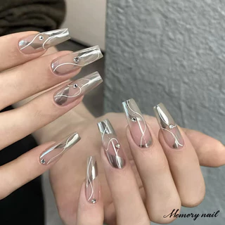 Misscheering สีเงิน Metallic Gel ULTRA BRIGHT สีเจลเมทัลลิค เข้มข้น เงาวาว เพ้นท์สวย เส้นคม
