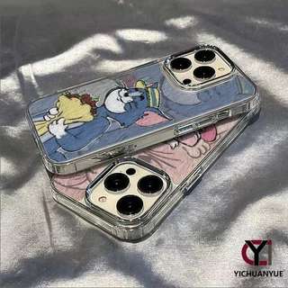 สำหรับ iPhone 13 12 14 11 15 Pro Max XR X Plus XS SE 7 8 เคสไอโฟนคู่กับแฟน Toodles Galore and Tom case กันกระแทก น่ารัก