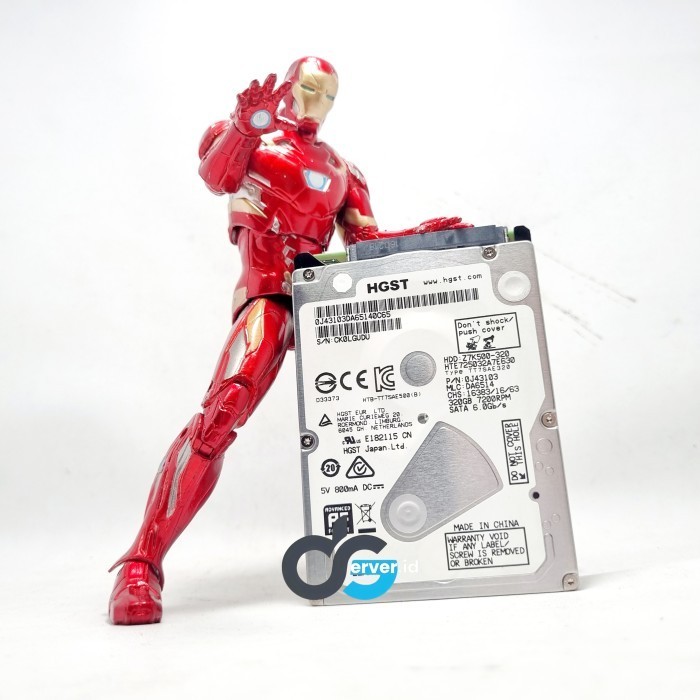HDD SATA 320GB 6Gbps 2.5 นิ้ว HGST Z7K500-320
