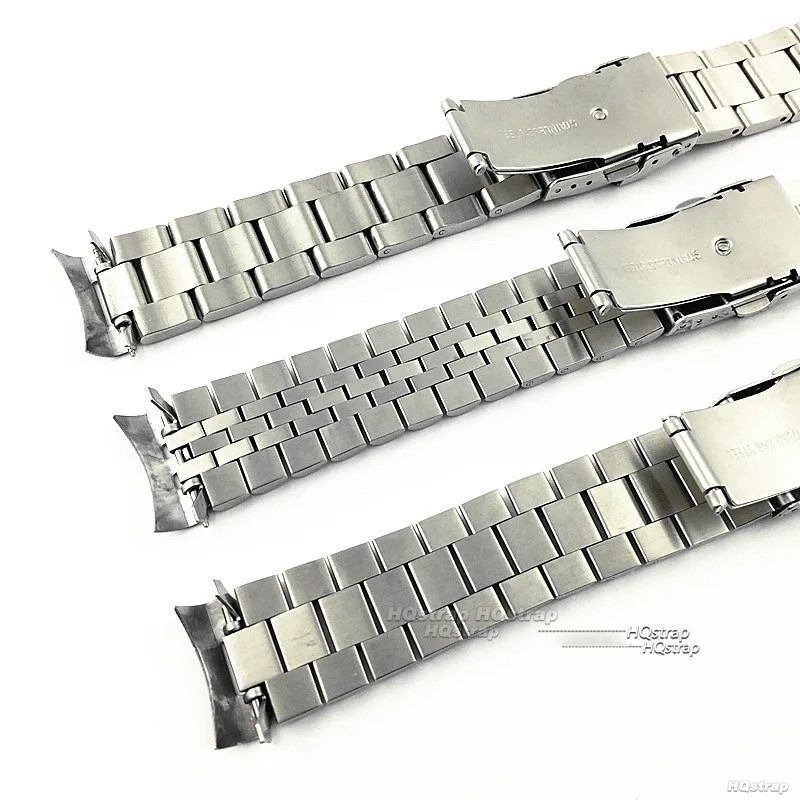 20 มม.22 มม.สแตนเลสสตีลสําหรับ Seiko SKX007 SKX009 SKX011 พร ้ อมเครื ่ องมือสร ้ อยข ้ อมือปลายโค ้ ง