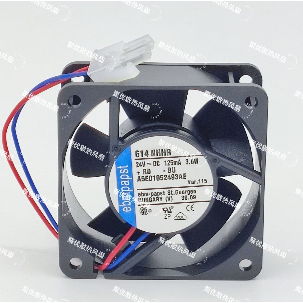 614NHHR A5E01052493AE 614NGHH 24V 3.0 W614N/2HH พัดลมอินเวอร์เตอร์