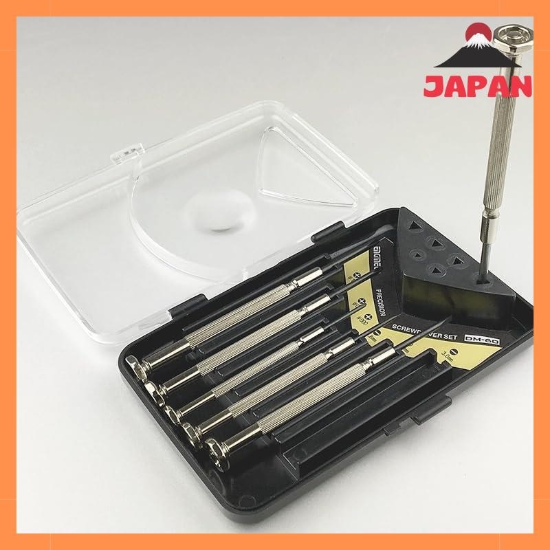 [Direct from Japan][Brand New]ENGINEER ENGINEER +- precision screwdriver set, 6 pcs DM-60