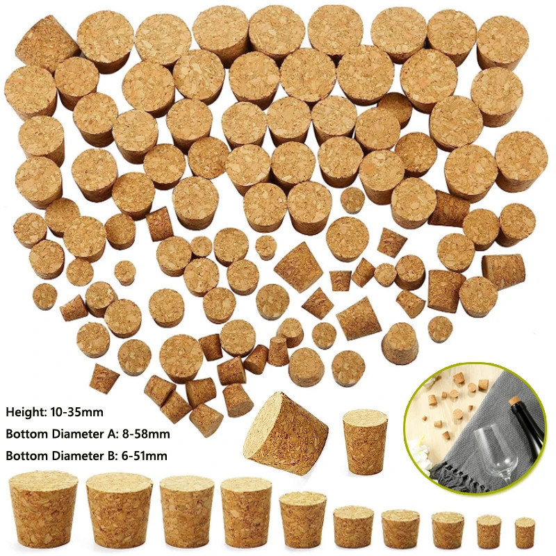 5/10Pcs  Wine Corks Corks Wine Stopper Reusable Functional Portable Sealing Stopper for Bottle Bar Tools Kitchen Accessories