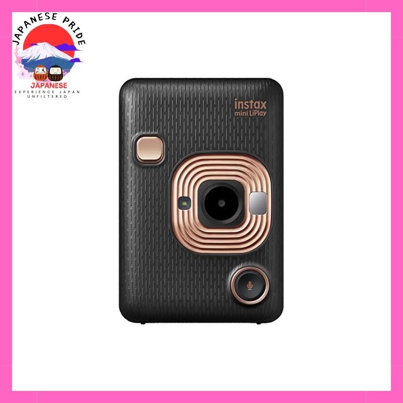Fujifilm Instax Mini LiPlay Elegant Black is an instant camera/smartphone printer.