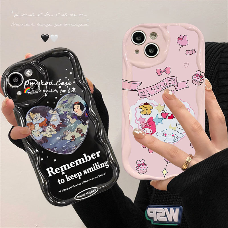 Oppo A18 A38 A17 A16 A15 A58 A57 A98 A78 A5S A3S A5 A9 A53 A32 A33 A54 A76 A93 A94 A95 A76 Reno 5G F9 F11 การ ์ ตูนรักเจ ้ าหญิงโปร ่ งใสโทรศัพท ์ นุ ่ มป ้ องกันปกหลัง