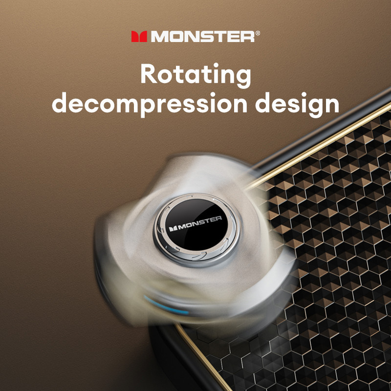 Monster XKT22 หูฟังตัดเสียงรบกวนระยะไกลสเตอริโอไฮไฟหูฟังบลูทูธ 5.4 ชุดหูฟังสําหรับเล ่ นเกมไร ้ สาย