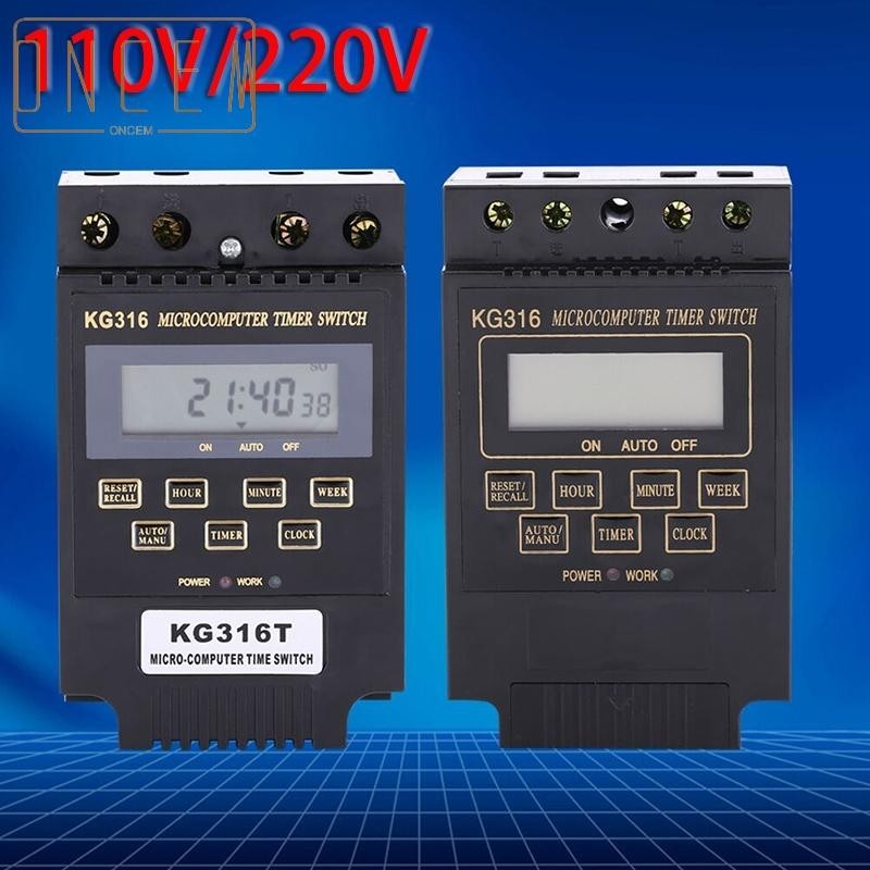 【Final Clear Out】Controller Timer Switch Electrical 180V-240V Outdoor Kg316t Automatic Timing