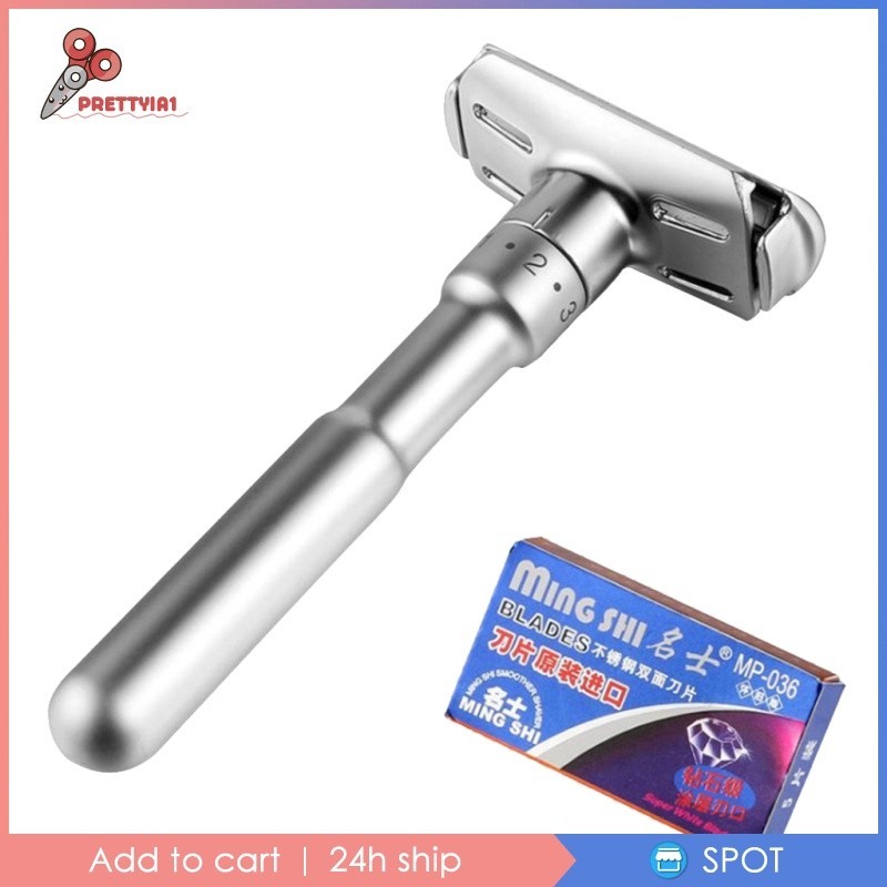 [PrettyiadaMY] CLASSIC DOUBLE EDGE MENS BEARD HAIR REMOVAL 5