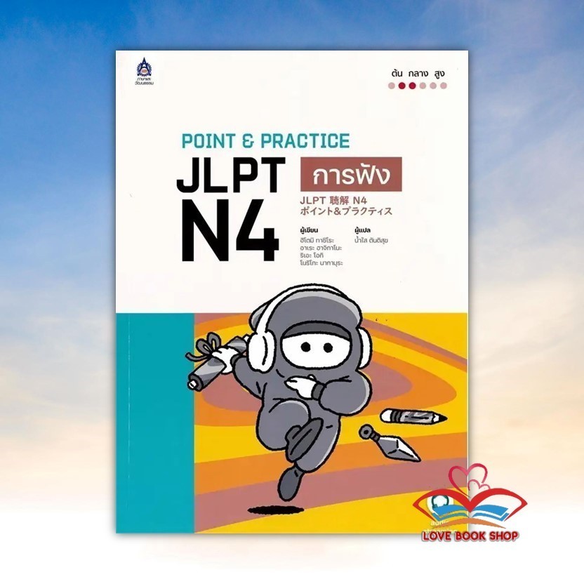 หนังสือ POINT & PRACTICE JLPT N4 การฟัง ฉบับ Audio Streaming สนพ. ภาษาและวัฒนธรรม สสท.BK03