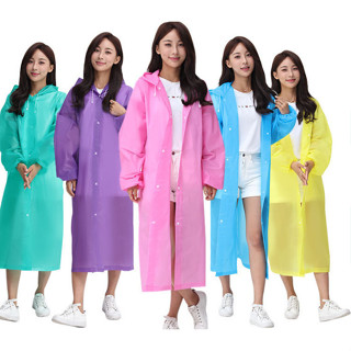 ชุดกันฝน EVA เสื้อกันฝนแฟชั่น สไตล์เกาหล Rain coats กันน้ำ แ…