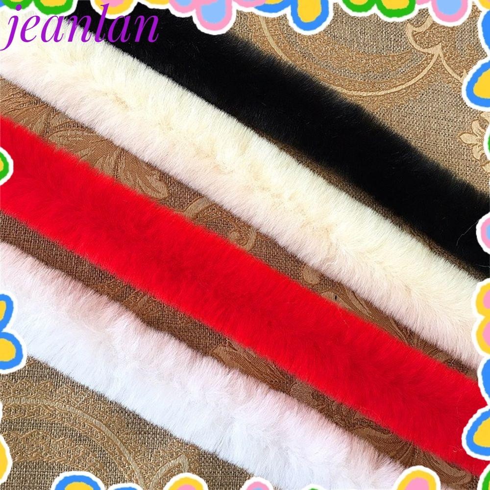 Jeanlan ริบบิ้นขนเฟอร์ริบบิ้น สําหรับเย็บผ้า 100 ซม.