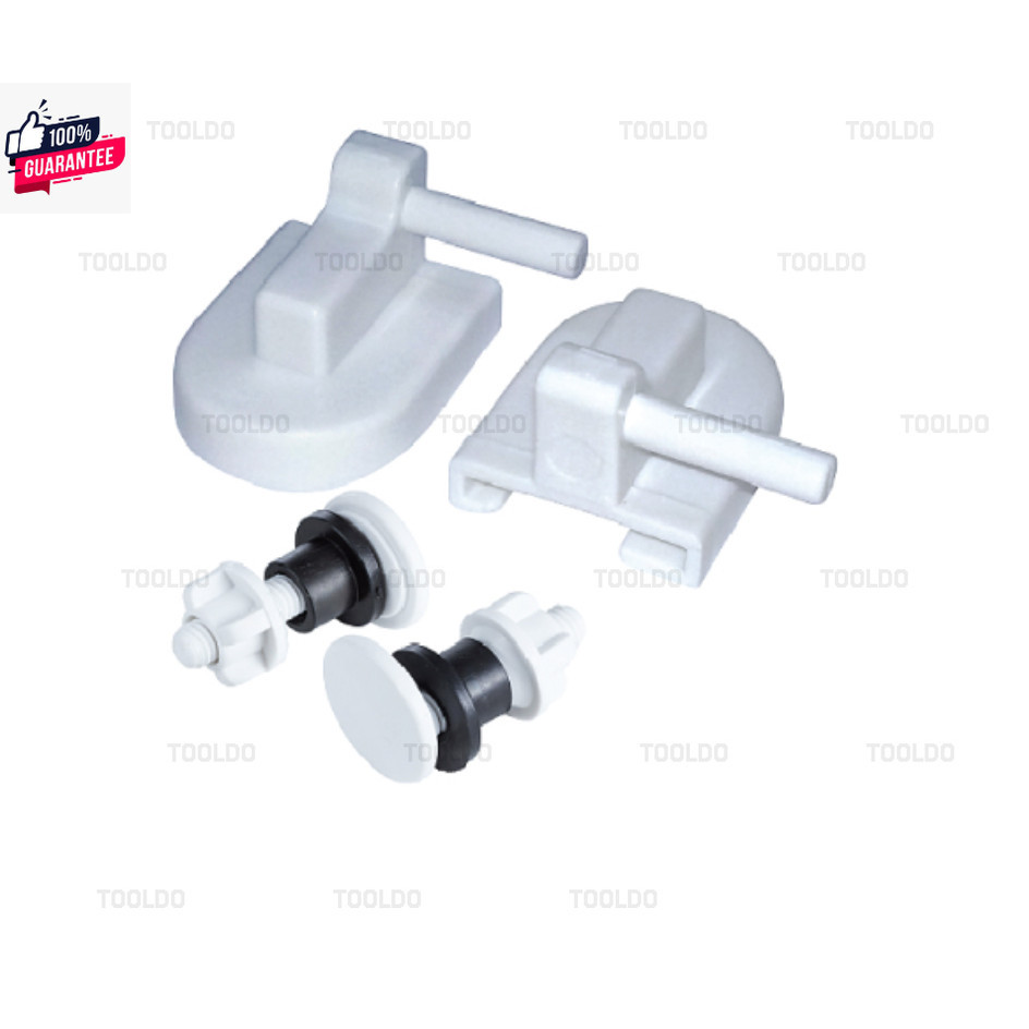 NASCO น็อตยึดฝารองนั่งชักโครก ใช้ได้กัหลายยี่ห้อ มีฝาครอน็อต N-9411 น๊อต ยึด ฝา ชักโครก ชักโคก อะไหล