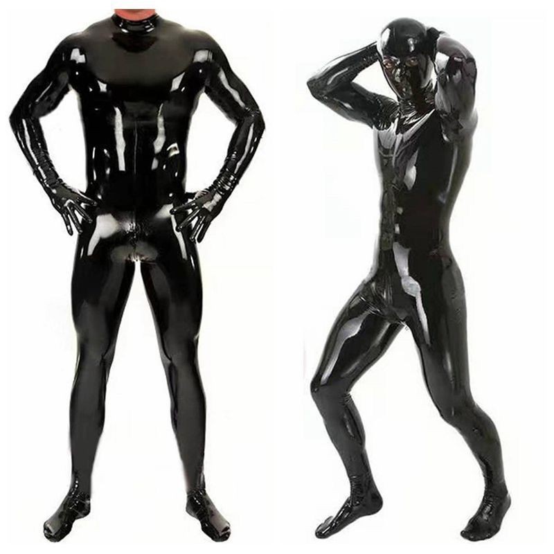 ยุโรปอเมริกันขนาดใหญ่น้ํายางผู้ชายร่างกาย ส ฮาเปอร์ บอดี้สูทบอดี้สูทชิ้นเดียวเซ็กซี่น้ํายางเวทีสูทเอสเอ็มสูทกระจกรวมทุกอย่างยืดหยุ่นบอดี้สูทผู้ชายถุงน่องซูเปอร์ฆ่าโกโกบอยเกย์