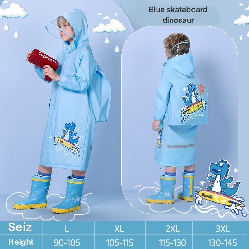 เด็กน่ารักเสื้อกันฝนคุณภาพสูง น่ารัก 3ง เสื้อกันฝนเด็ก เสื้อกันฝนการ์ตูน เสื้อกันฝนเด็ก4ขวบ