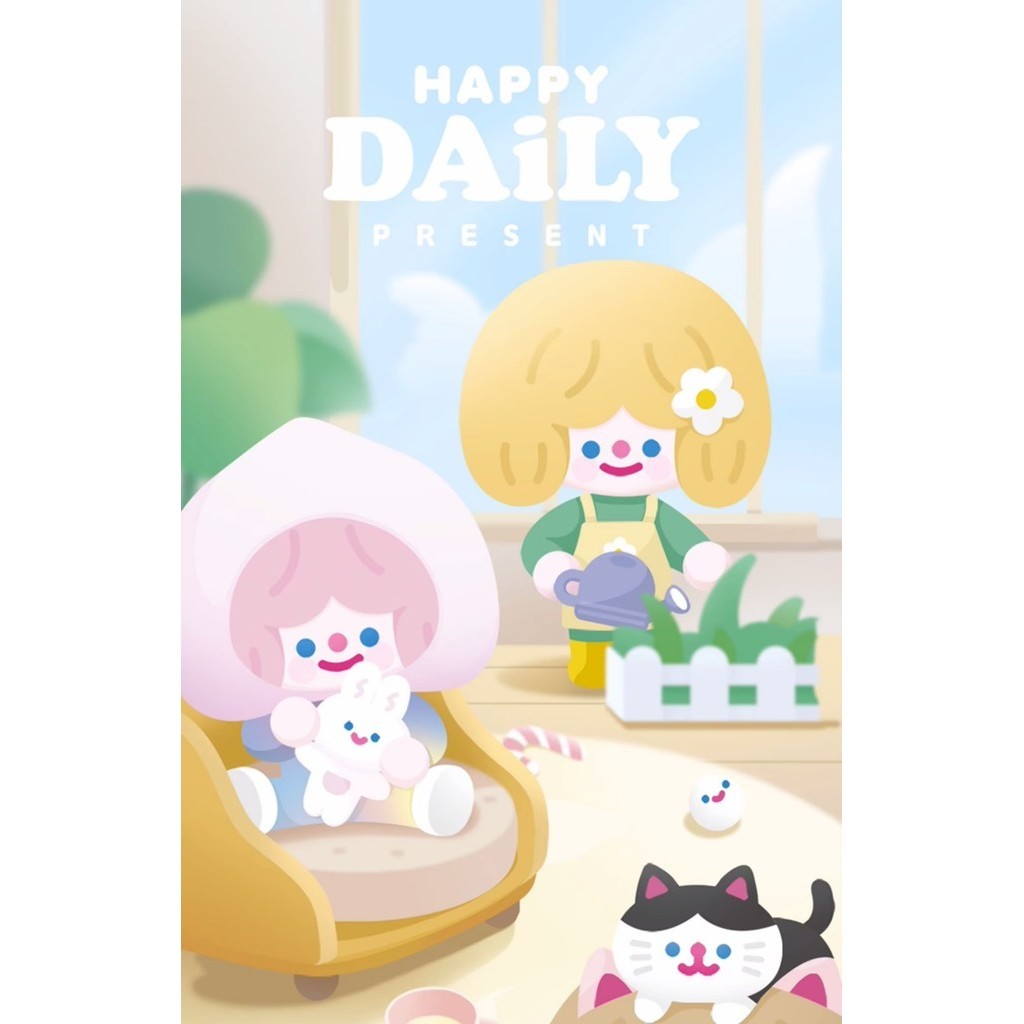 ของแท้ 100%, RICO Cozy Daily Series Figures Mystery Box อินเทรนด์เล่นสาวน่ารักตัวเลขของขวัญวันเกิดเครื่องประดับของเล่น