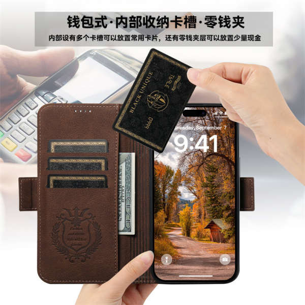 true money wallet magsafe wallet การชาร์จแบบแม่เหล็ก MagSafe เหมาะสําหรับเคสโทรศัพท์ฝาพับ iphone15promax เคสหนังใหม่ระดับไฮเอนด์ 14plus 13 แอปเปิ้ล 15 เคสป้องกันการตกหล่นแบบรวมทุกอย่าง 14 เปลี่ยนคลิปการ์ด