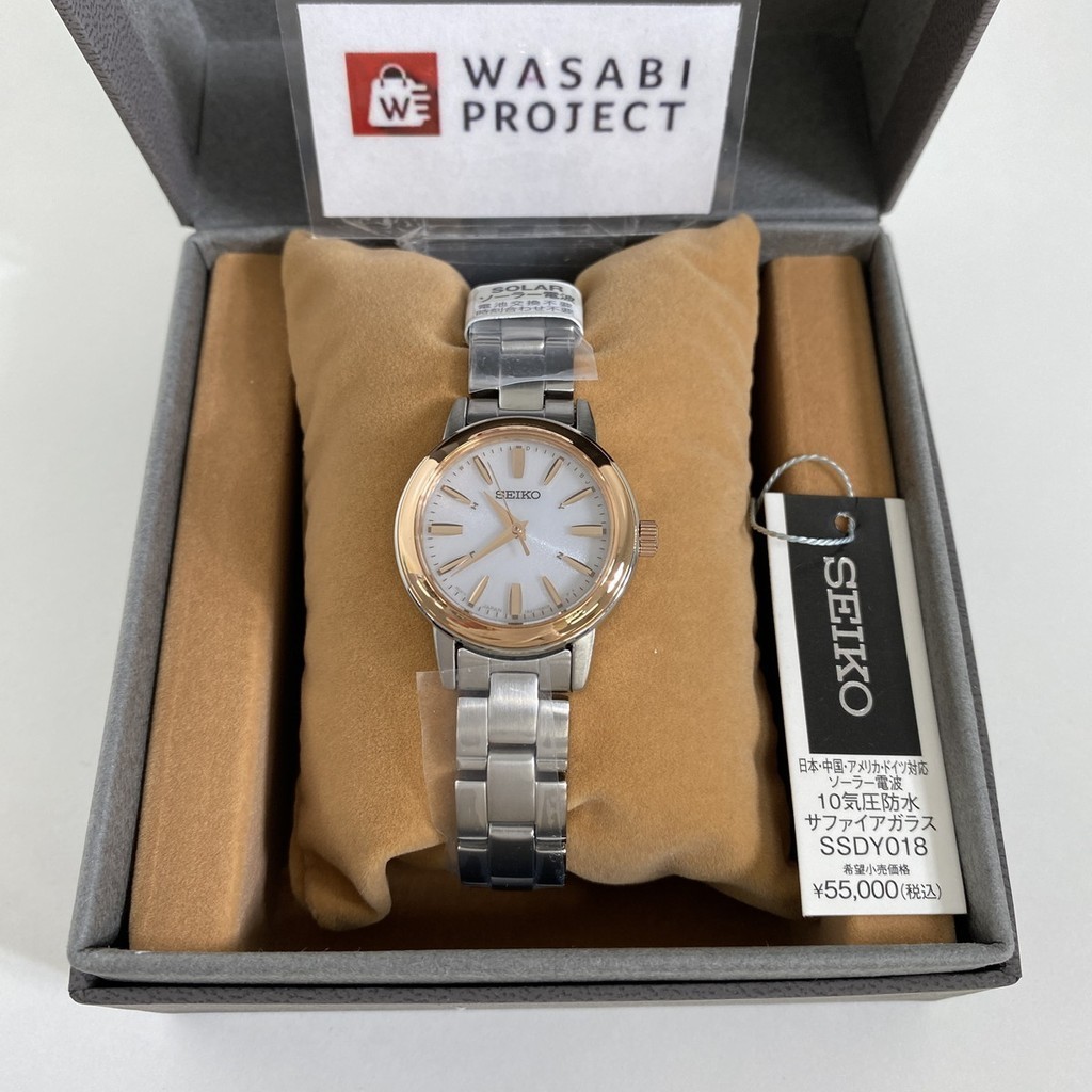 [Authentic★Direct from Japan] SEIKO SSDY018 Unused SEIKO SELECTION Solar Powered Silver Women Wrist watch นาฬิกาข้อมือ