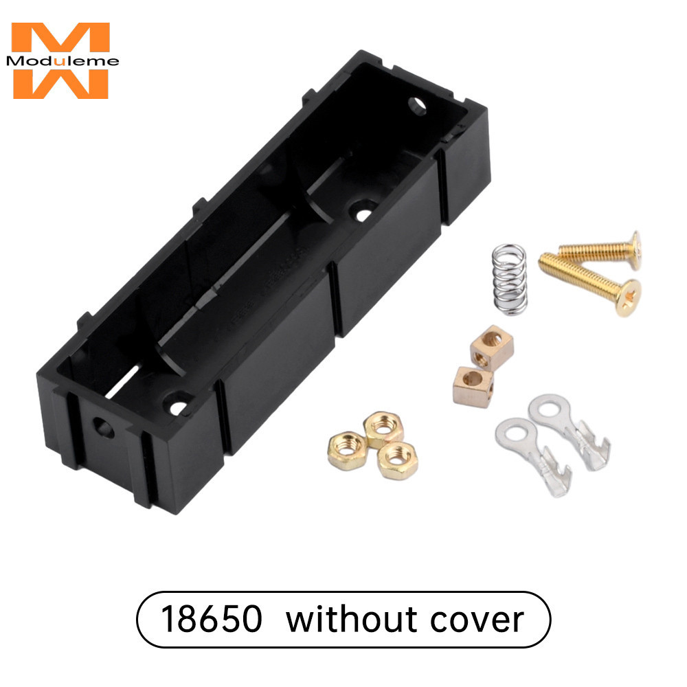(ไม่มีแบตเตอรี่) 21700 18650 กล่องแบตเตอรี่ DIY ที่ปราศจากบัดกรีได้พร้อมอุปกรณ์เสริม