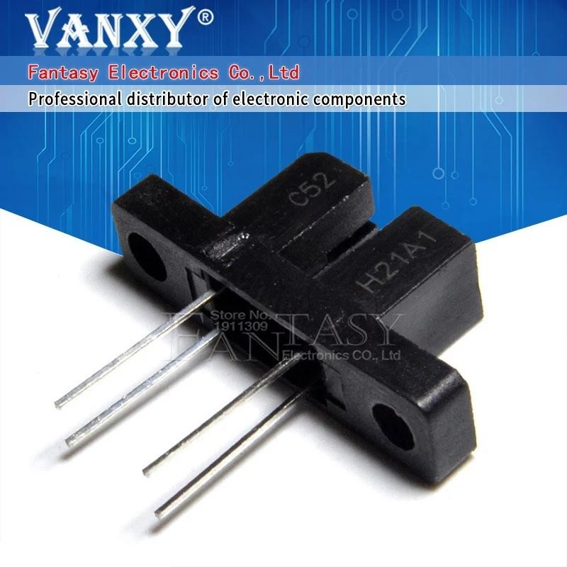 5PCS H21A1 H21A2 H21A3 H21A4 DIP4 DIP slot photoelectric switch 3MM phototranstor อิเล็กทรอนิกส์ส่วน