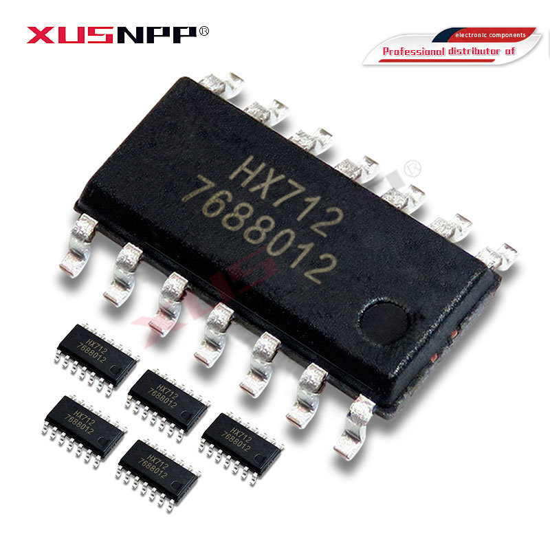 5pcs HX712 SOP-14 SOP HX710A SOP-8 HX710B HX710C HX1708 HX711 SOP-16 อุณหภูมิดิจิตอลเซนเซอร์ IC อิเล